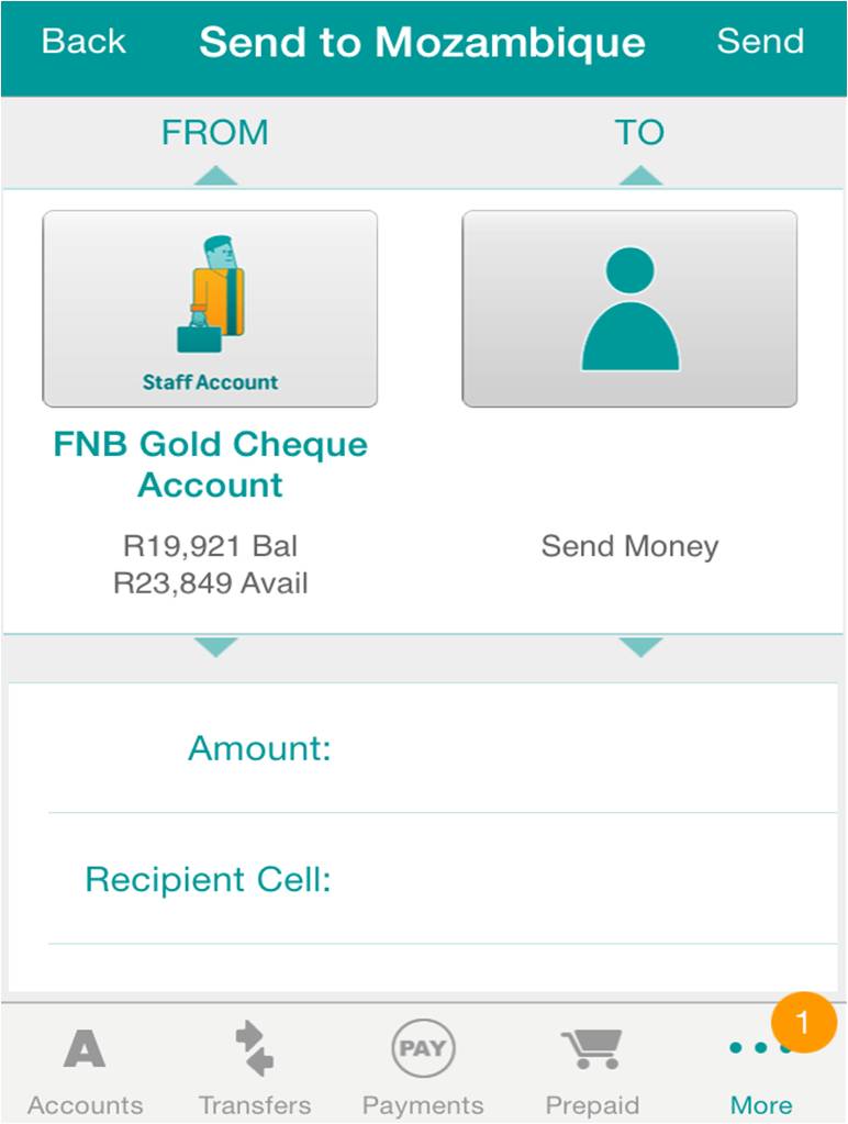 how to transfer money via nedbank app